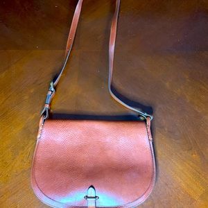 ANN MASHBURN leather shoulder/crossbody bag